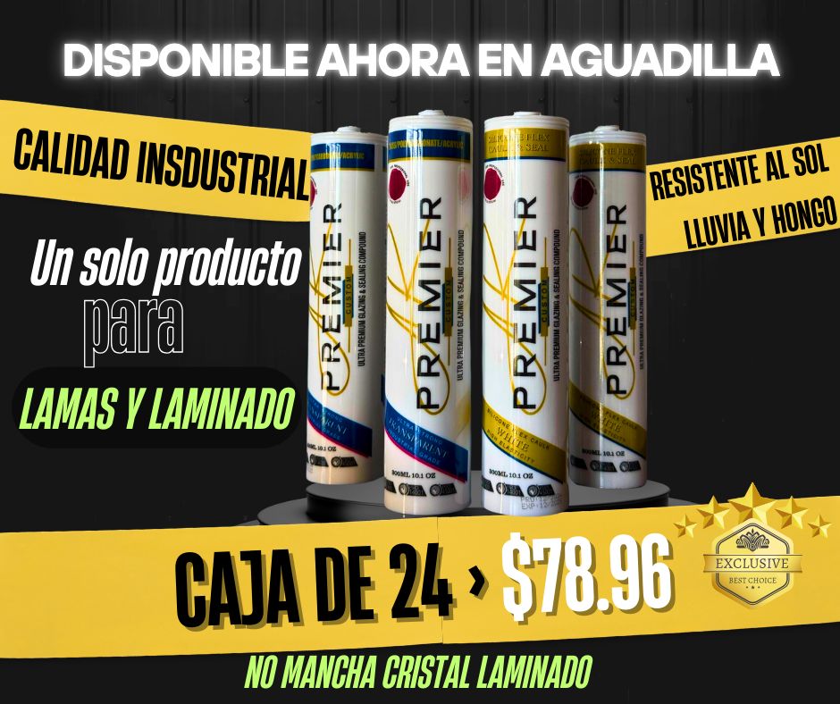 Premier 100% RTV Neutral Silicone (Caja de 24 ) 